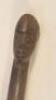 Tribal Art. A carved hardwood walking stick