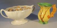 A Burghleigh ware yellow ground jug