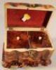 A Regency tortoiseshell and ivory tea caddy - 2