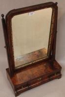 A George III dressing table mirror