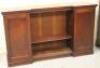 A 19thC mahogany bookcase cabinet