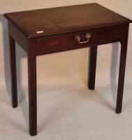 A George III plain side table