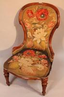 A mid Victorian easy chair