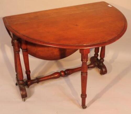 A 19thC mahogany Sutherland table