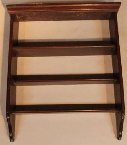 A 19thC mahogany bookshelf