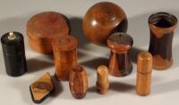 19thC and later treen items