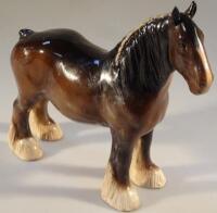 A Beswick figure of a shire horse