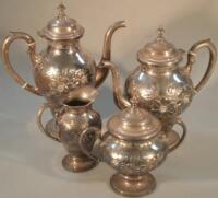 A WMF four piece tea and coffee service