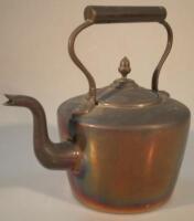 A small 19thC copper kettle