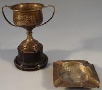 A George V silver trophy cup