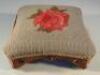 A late 19thC aesthetic movement footstool
