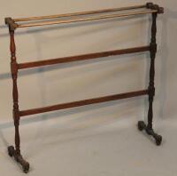 A 19thC towel rail