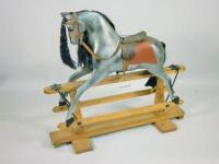 An early 20thC rocking horse