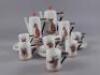 A Royal Doulton fox or Reynard coffee service