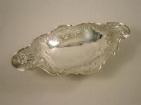 A Victorian silver dish