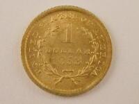 An American 1 dollar coin