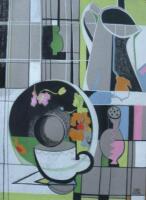 Isobel Loxton Knight. Abstract with jugs