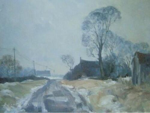 G Wilson(?) (20thC). Country road