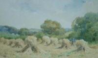 G H Harris (19th/20thC). Hay making