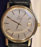 A gentleman's Omega Seamaster quartz wristwatch