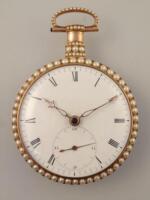 An early 19thC open face pocket watch by William Ilbery of London