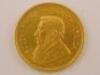 A 1974 South African gold Krugerrand. - 2