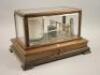 *An early 20thC mahogany cased barograph