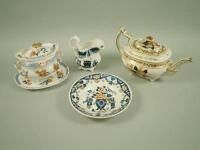 A collection of 19thC porcelain