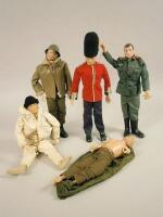 Five Action Man figures