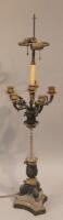 A 20thC Empire style single column candelabrum