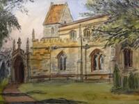 Alma Paget. A view of St John's Church