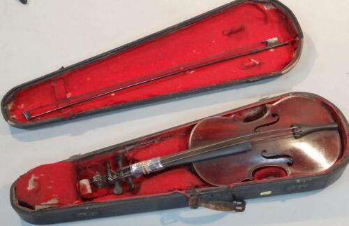 19thC French Medio-Fino violin