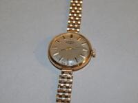 A 9ct gold Rotary ladies watch