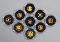 The smallest gold coins of the world collection