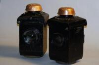 A pair of British Rail S40A railway lamps