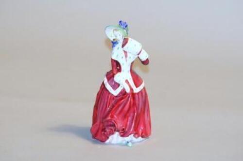 A Royal Doulton figure of a lady 'Christmas Morn'