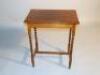 An early 20thC oak side table