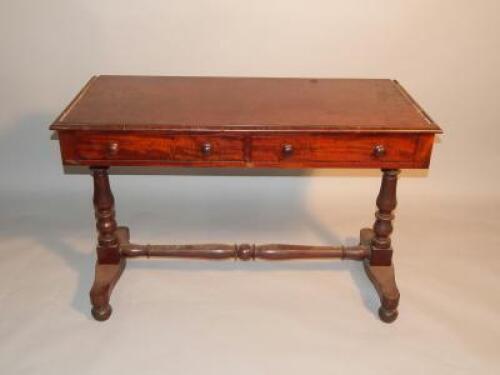 A Victorian mahogany wash stand