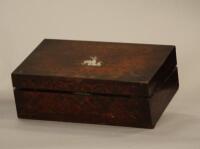 A Victorian inlaid writing slope