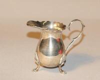 A Mappin & Webb silver cream jug