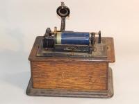 An Edison Standard phonograph wax cylinder player.