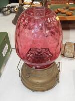 A vintage paraffin lamp