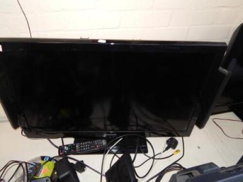 A Panasonic Viera 32" flatscreen television.