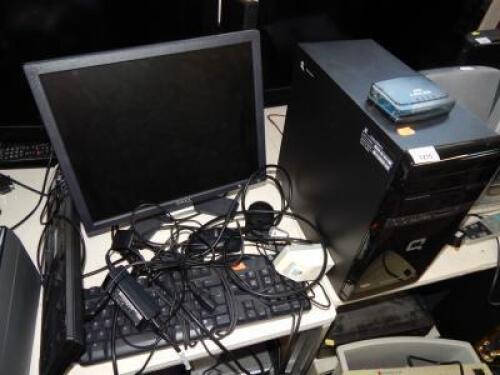 A Compaq PC with Dell monitor