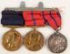 A police medal group inscribed to P.C. R. Stone