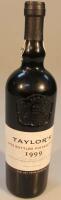 A bottle of Taylor's vintage port 1999.