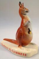 A Carltonware Guinness advertising figure of a kangaroo 'My Goodness - My Guinness'