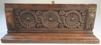 An 18thC carved oak wall bracket