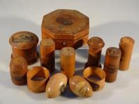 A collection of Mauchline ware