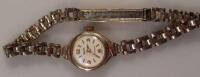 A Smiths 9ct gold cased ladies wrist watch